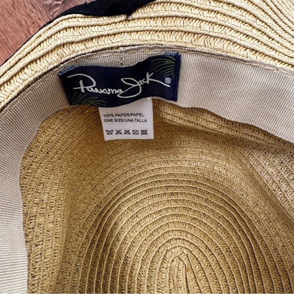 Panama Jack Paper Backless Beach Summer Hat - Picture 5 of 10